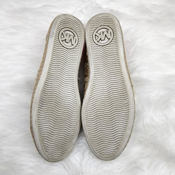 Michael Kors Size 6 Kristy Slide Logo Espadrille Sneakers - Picture 7 of 10